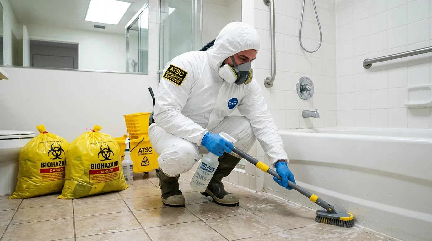 Decontamination equipment deployed for Blood Cleanup in Martinez